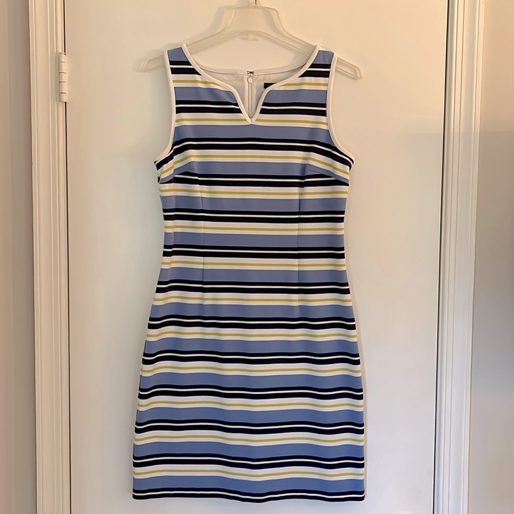 Ann Taylor Sleeveless Striped Dress - Size 8!